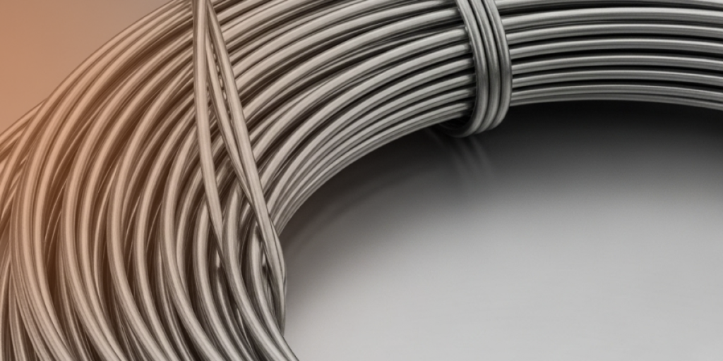 This image shows an Inconel wire