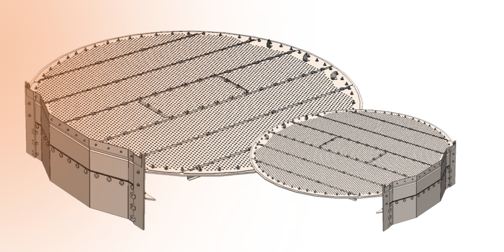 This is an image Sieve trays